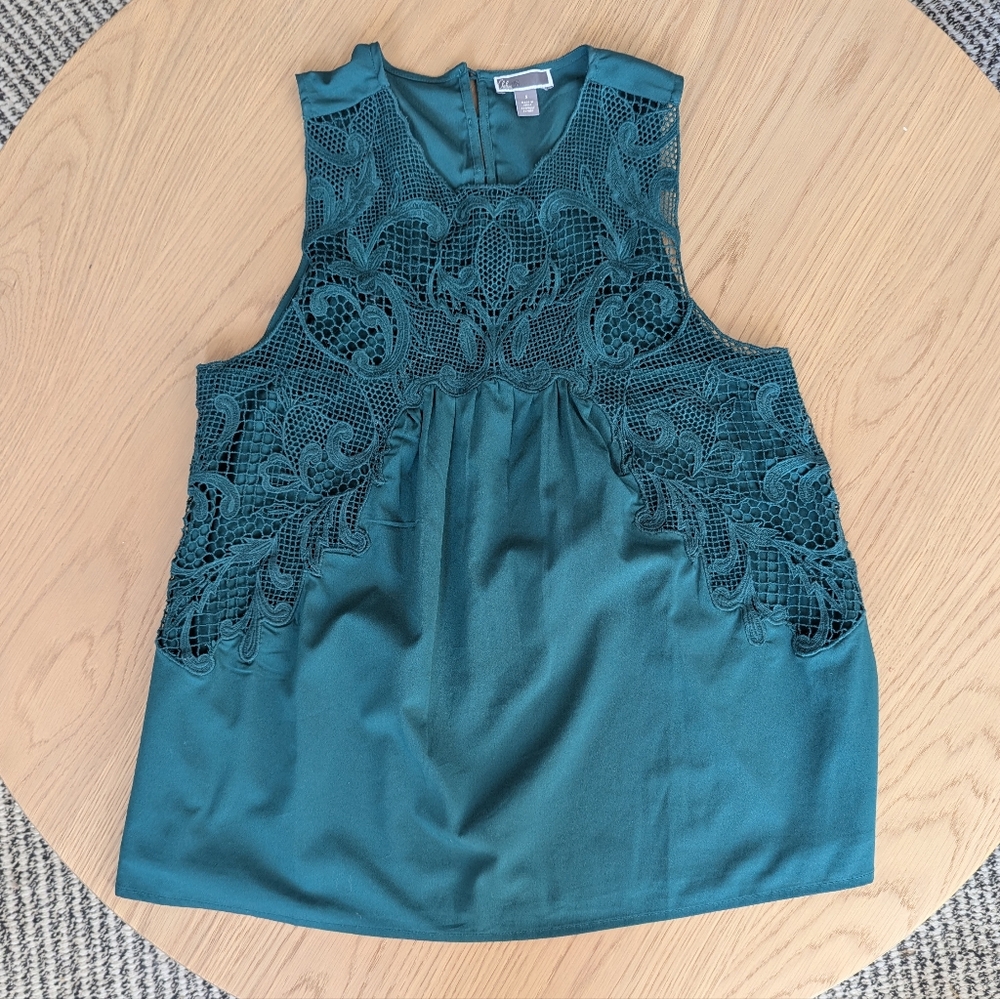 Lace Yoke Top